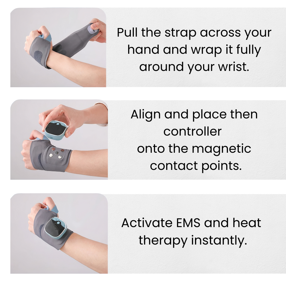 Wristora: EMS & Heat Therapy Band