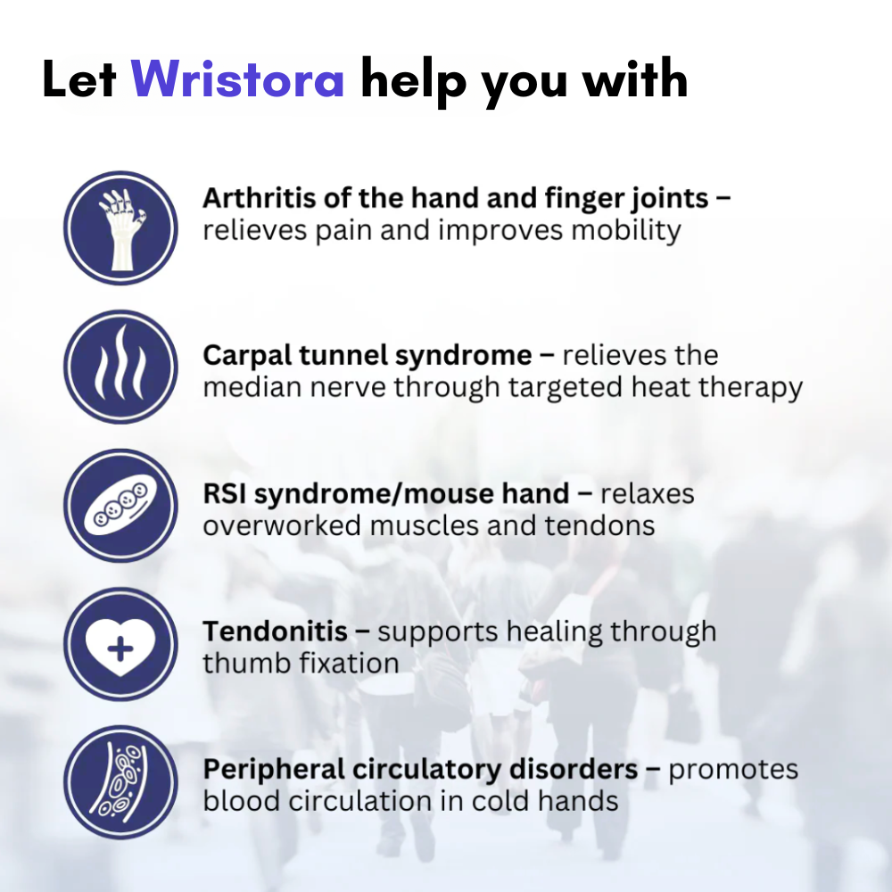 Wristora: EMS & Heat Therapy Band